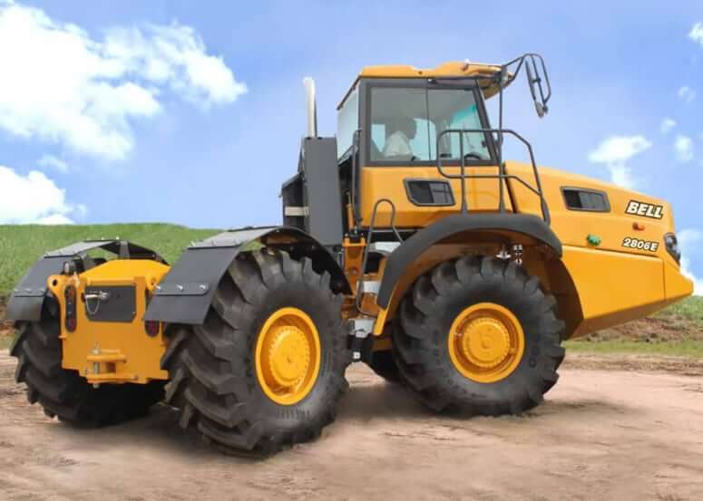 Bell 2806E 4WD Articulated Tractor Dimensions and Specs