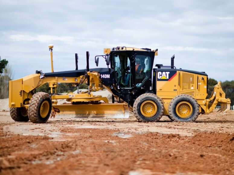 CAT 140M AWD Motor Grader Dimensions