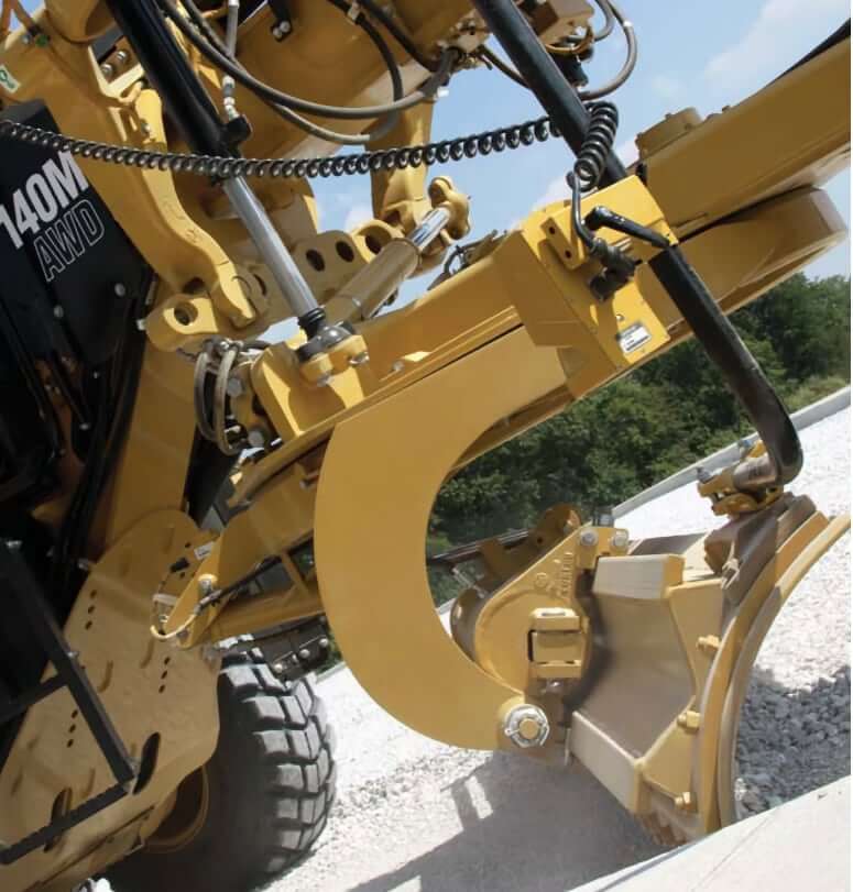 CAT 140M3 AWD Grader Blade Range