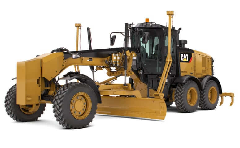 CAT 140M3 AWD Motor Grader Dimensions