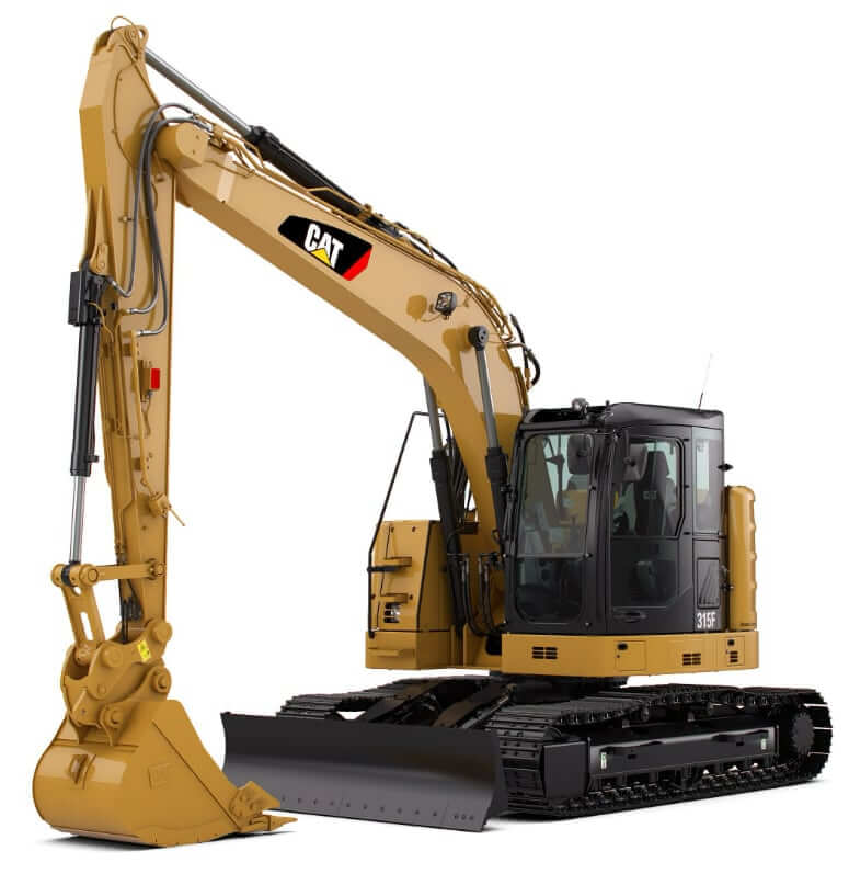 CAT 315F L Excavator Dimensions