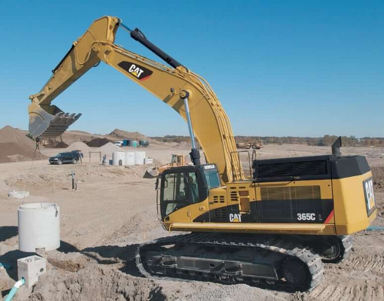 CAT 365C L Excavator Dimensions and Weight