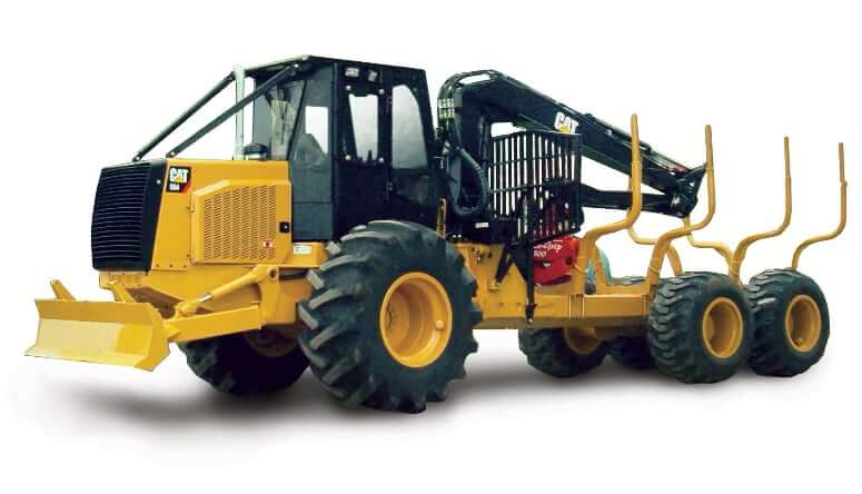 CAT 564 Forwarder Dimensions and Weights