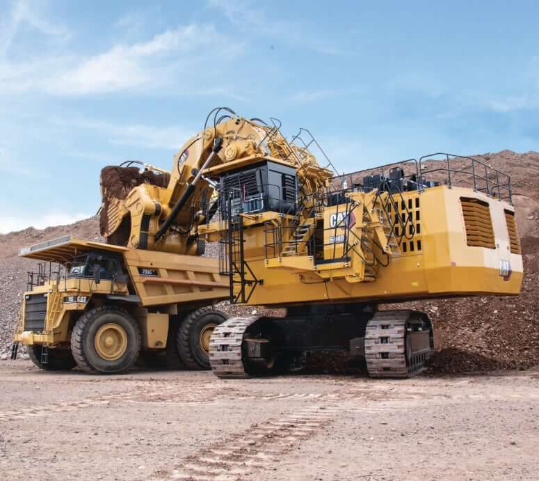 CAT 6040 Mining Excavator Working Ranges