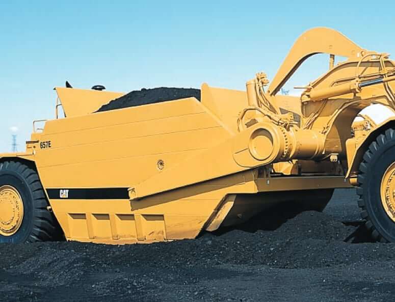 CAT 657E Motor Scraper Coal Hauler