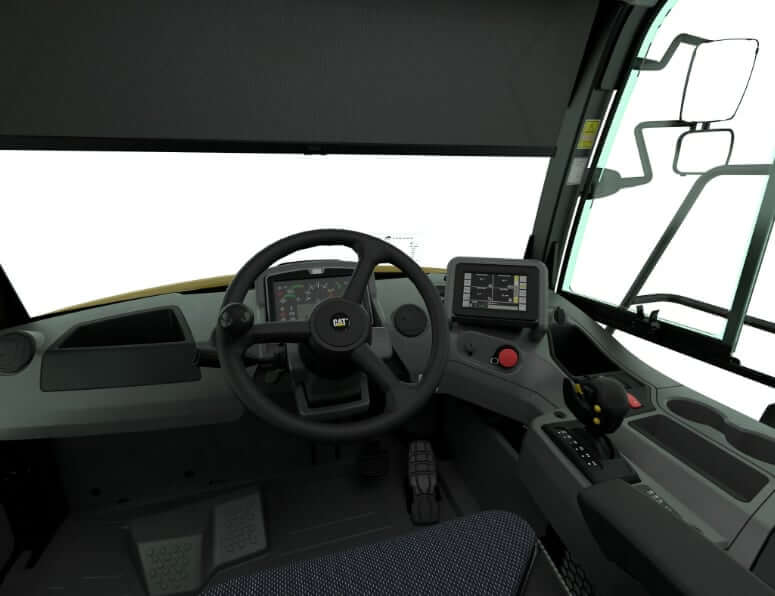 CAT 725 Dump Truck Cab Interior