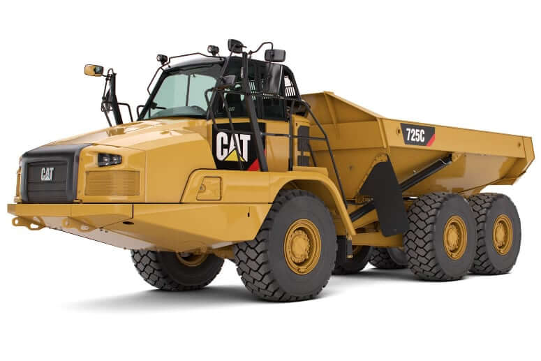 CAT 725C Articulated Dump Truck Specs and Dimensions