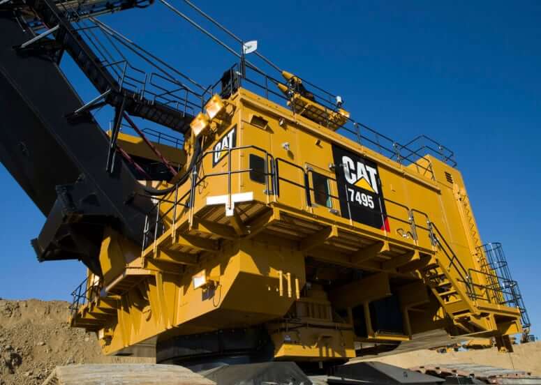 CAT 7495 with HydraCrowd Mining Excavator Specs