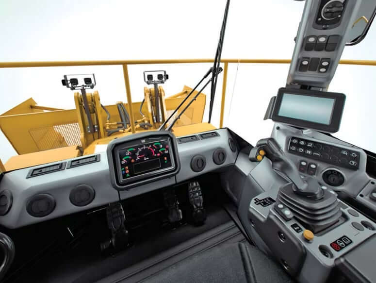 CAT 834K Coal and Woodchips Wheel Dozer Cab Interior