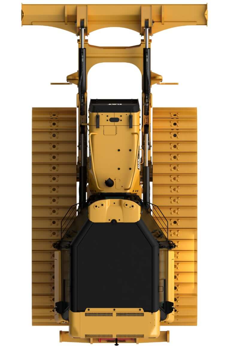 CAT D3K2 Shiphold / Port Handling Dozer Dimensions