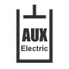Dashboard AUX Electric Port Symbol