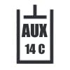 Dashboard AUX 14-Pin C Symbol