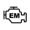 Dash Engine Emissions Warning Symbol