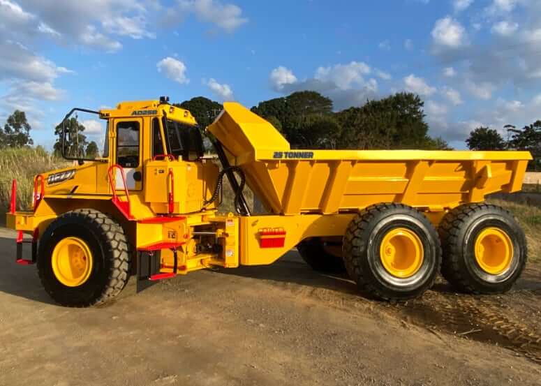 Dezzi AD25B 6x6 Articulated Dump Truck Specs and Dimensions