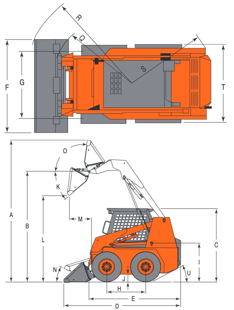 Doosan 430 Plus Skid Steer Loader Dimensions