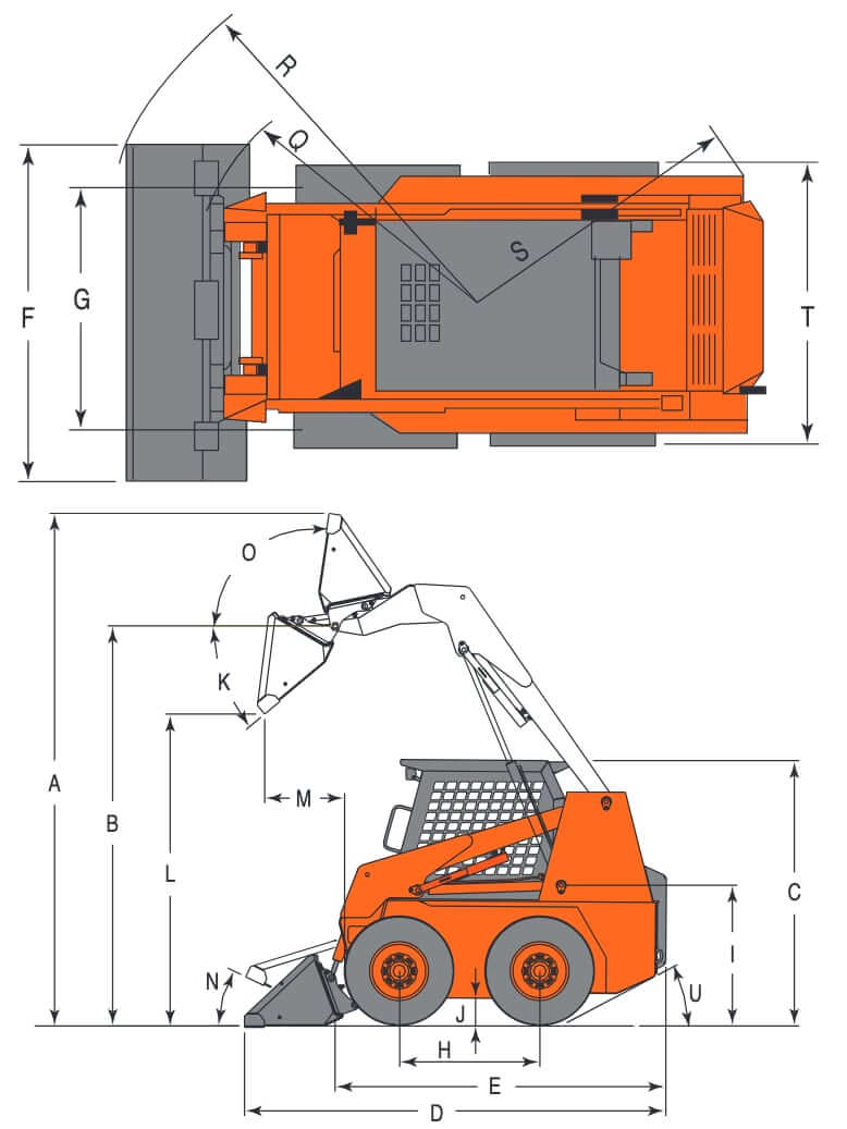 Doosan 440 Plus Skid Steer Loader Dimensions