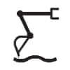 Excavator Boom Float Position Dashboard Symbol