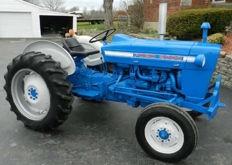 Ford 2000 Tractor 1965-1975 Dimensions