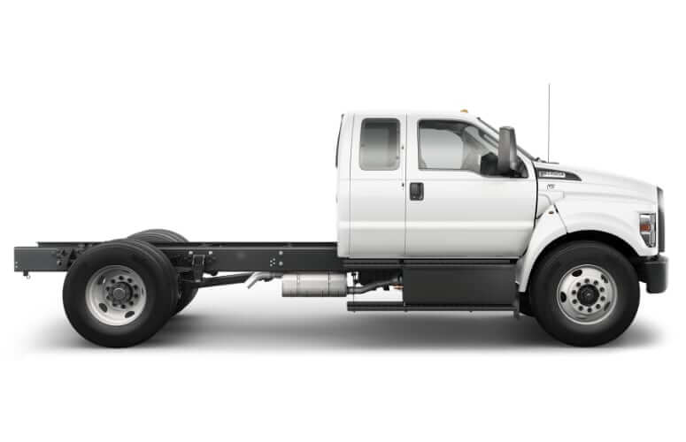 Ford F-650 SD Straight Frame Truck Dimensions