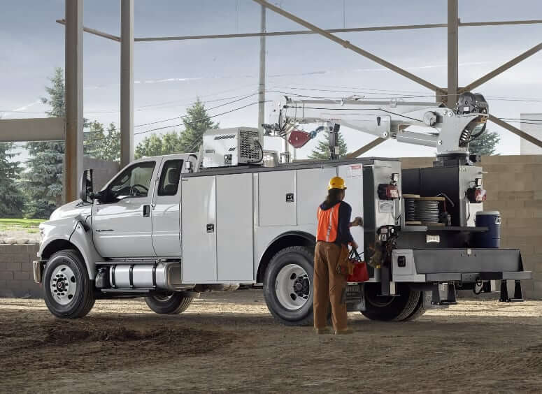 Ford F-750 Medium Duty Crane Truck