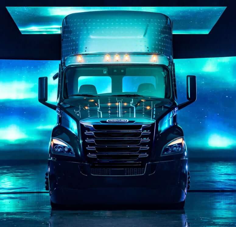  Freightliner eCascadia Electric Truck Cab