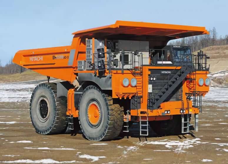 Hitachi EH3500AC-3 Haul Truck (Cummins) Dimensions