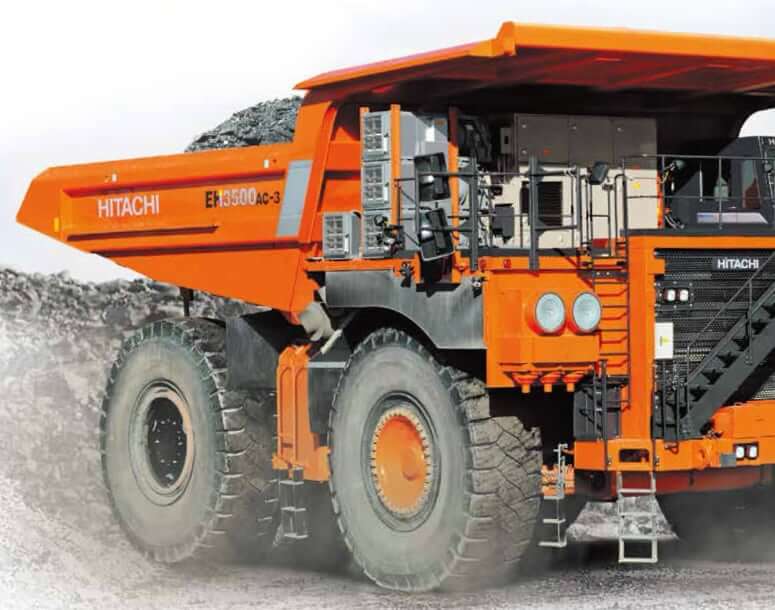 Hitachi EH3500AC-3 Specifications (MTU engine)