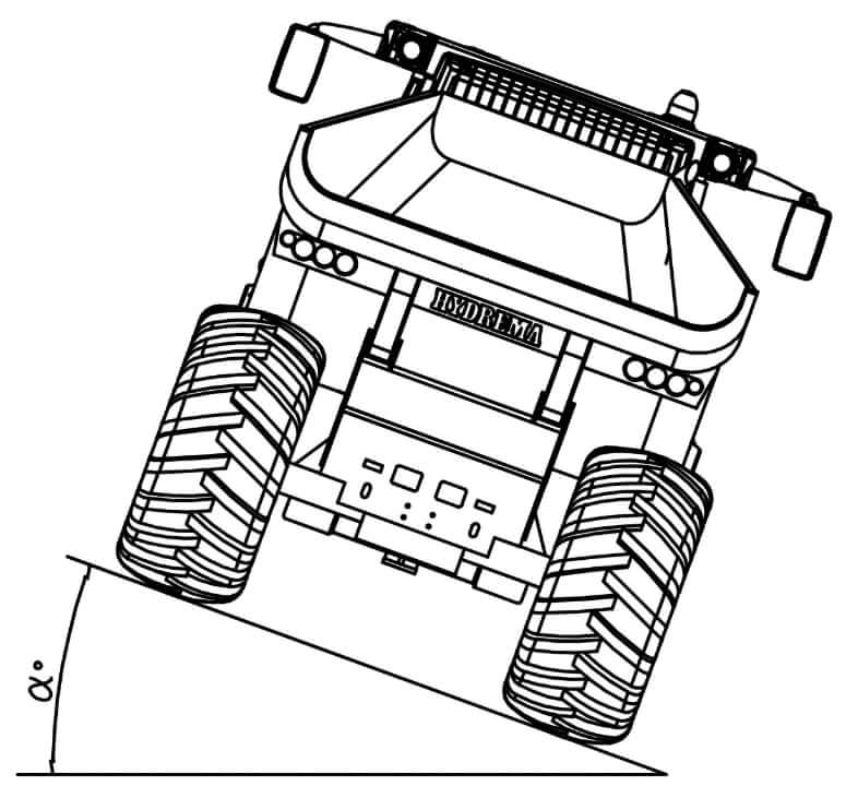 Hydrema 912 G Driving on Inclines