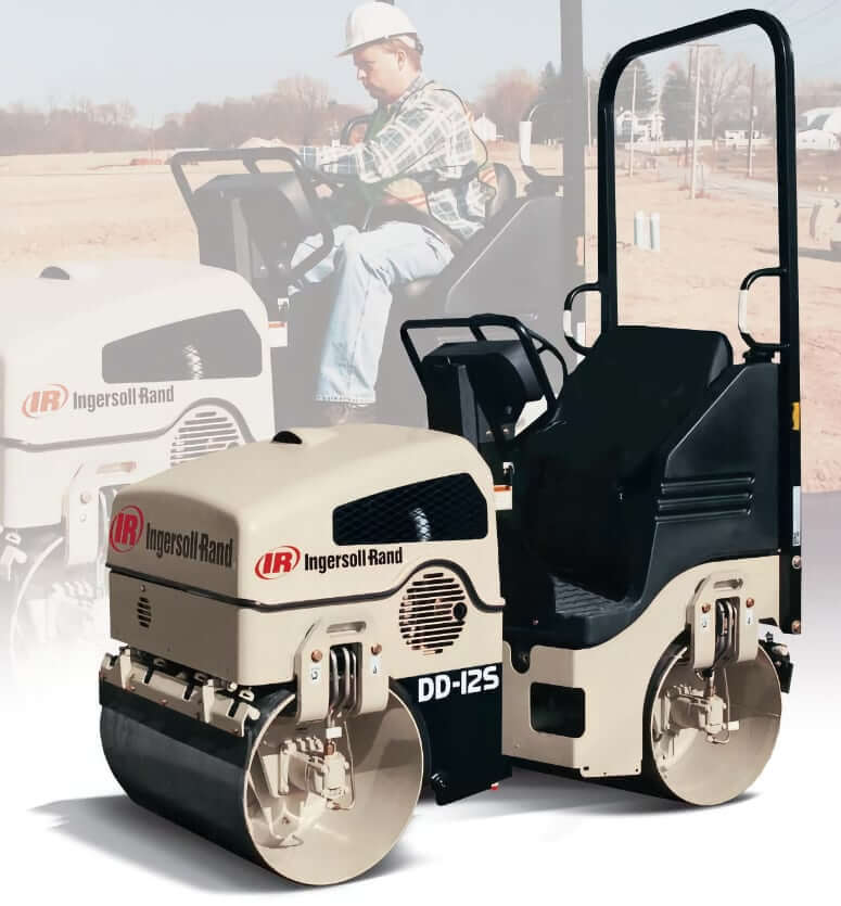 Ingersoll Rand DD12S Dura-Pac Tandem Roller Specs and Dimensions