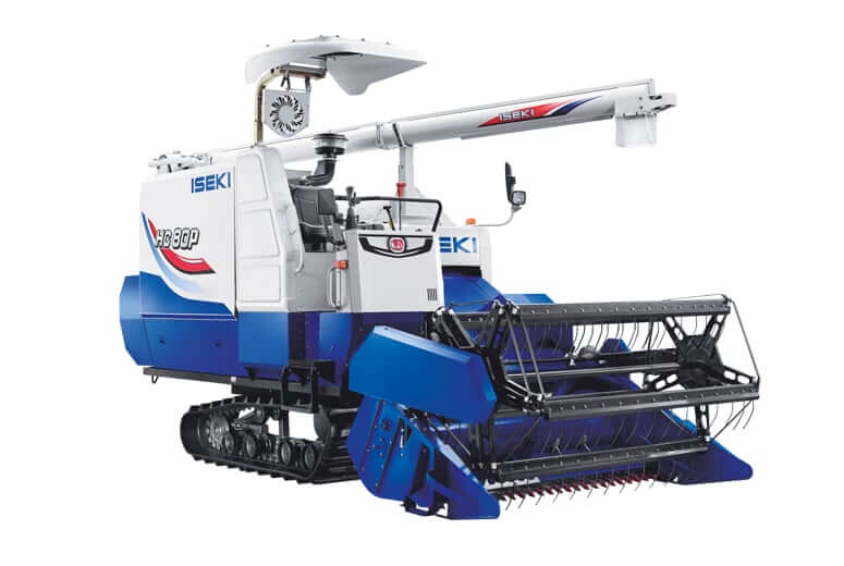 Iseki HC80P Combine (Grain Tank) Dimensions