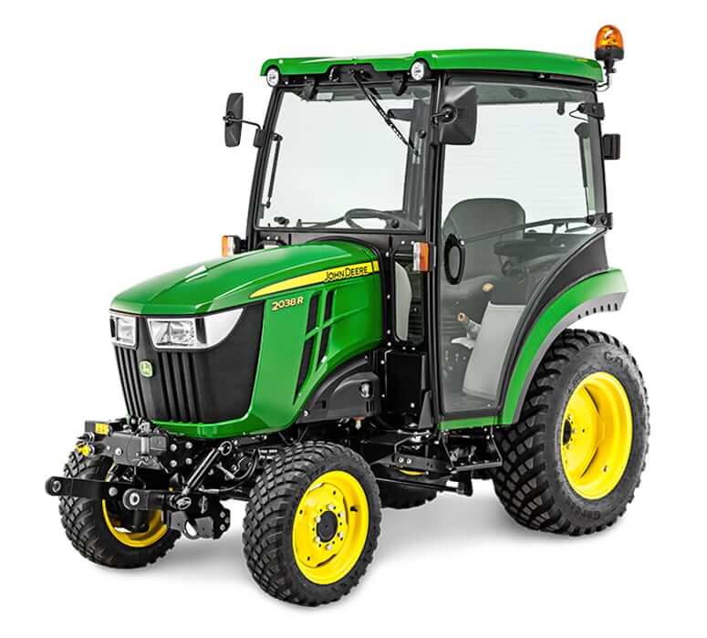 John Deere 2038R Tractor with Cab