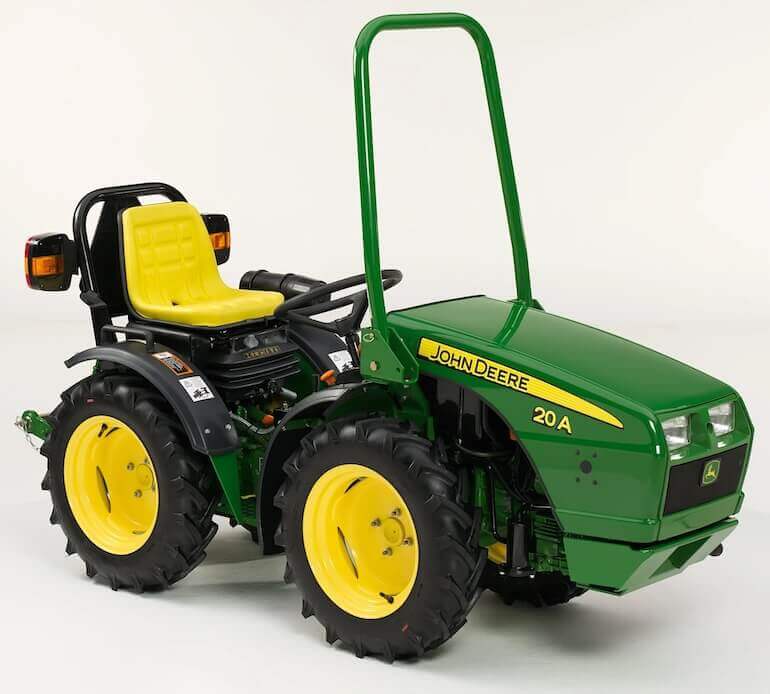 John Deere 20A Tractor Dimensions and Specs