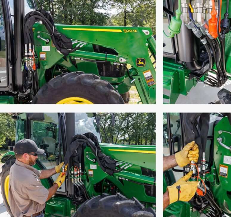 John Deere 5075E Utility Tractor (2023-2025) with 500M Front Loader