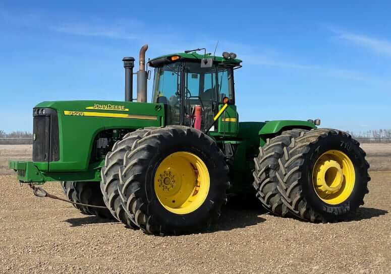 John Deere 9520 Tractor Dimensions and Weight