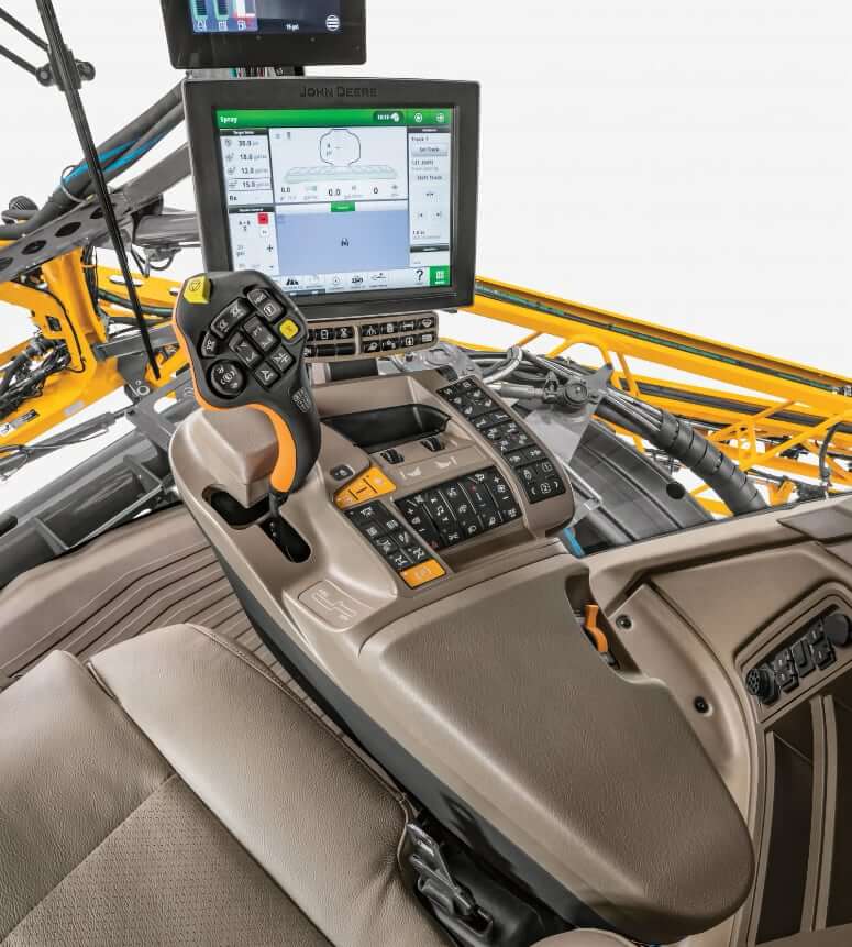 John Deere Hagie STS 12 Cab Interior