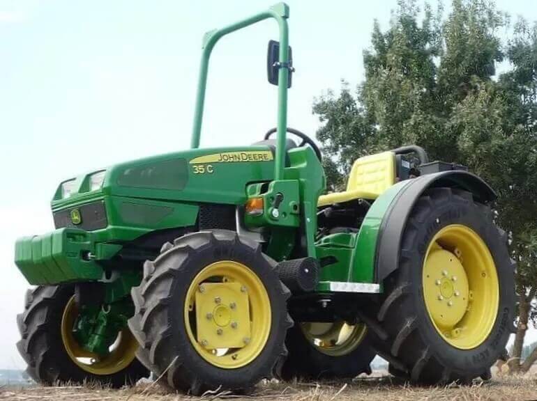 John Deere Milenio 35C Tractor Dimensions and Specs