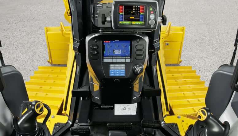 Komatsu D475A-5 Dozer Cab Interior