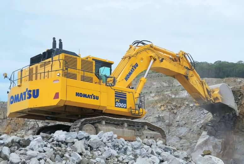 Komatsu PC2000-11 Working Range