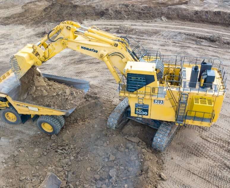 Komatsu PC3000-11 Excavator Capacities