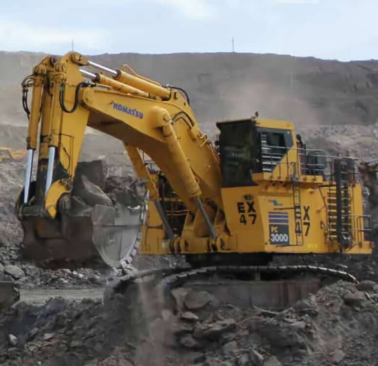 Komatsu PC3000-6 Excavator Capacities