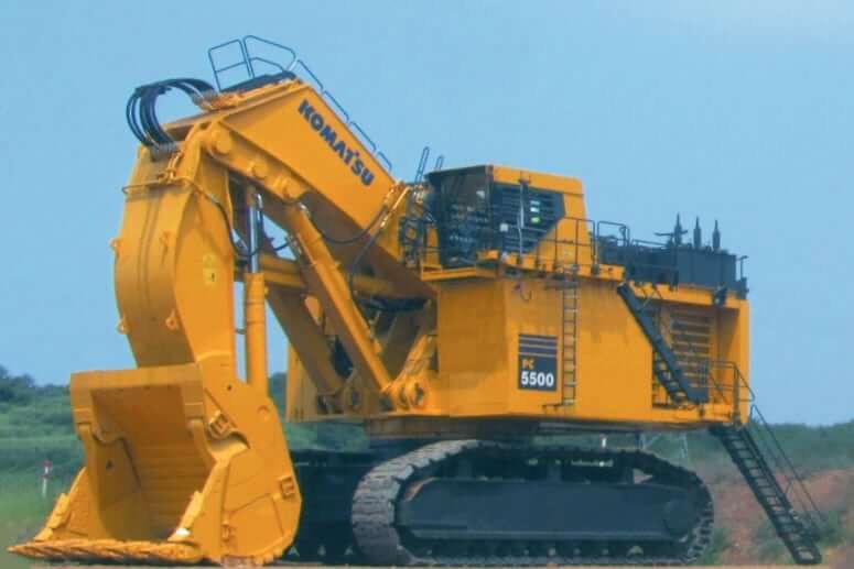 Komatsu PC5500-6 Excavator Weight, Dimensions and Specifications