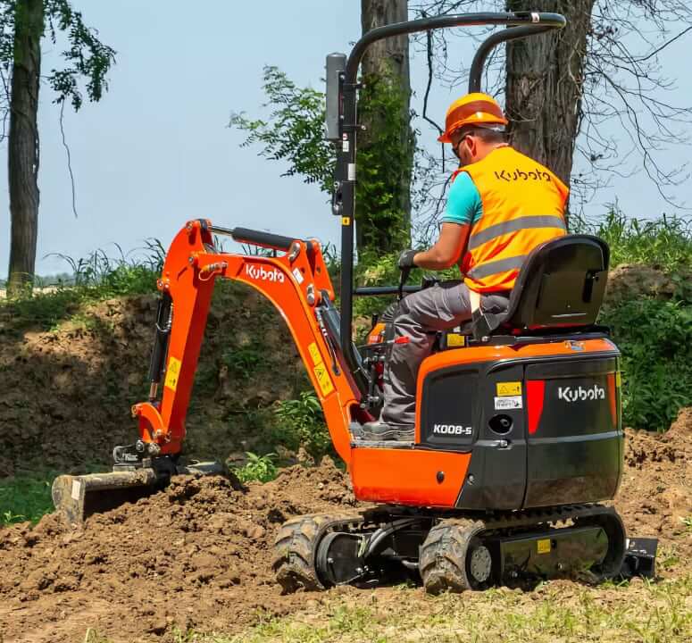 Kubota K008-5 Mini Excavator Specs