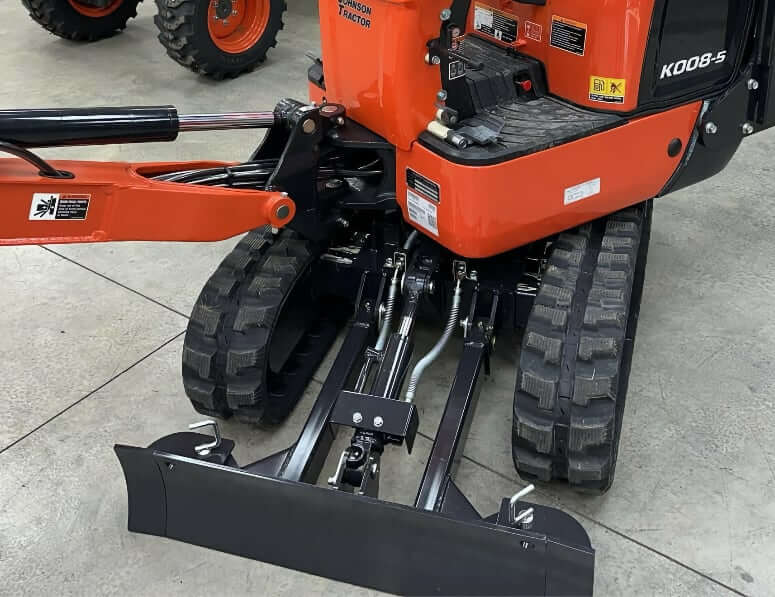 Kubota K008-5 Undercarriage and Dozer Blade