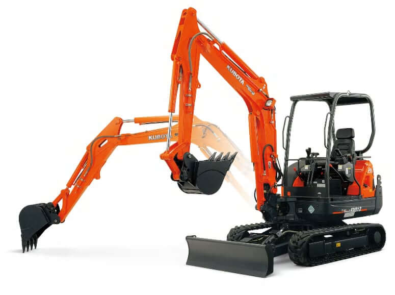 Kubota KX91-3 Dimensions