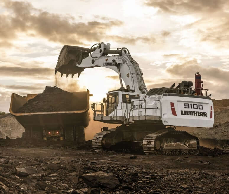 Liebherr R9100 G6 Mining Excavator Weight