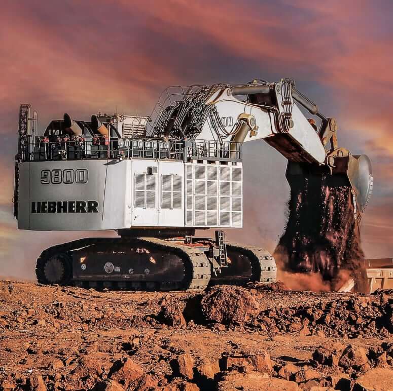 Liebherr R9800 G6 Mining Excavator Specs