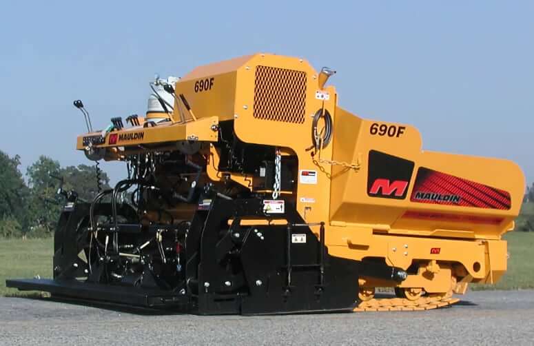 Mauldin 690F Asphalt Paver Dimensions