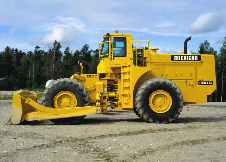 Michigan 280 C Wheel Dozer Specs and Dimensions