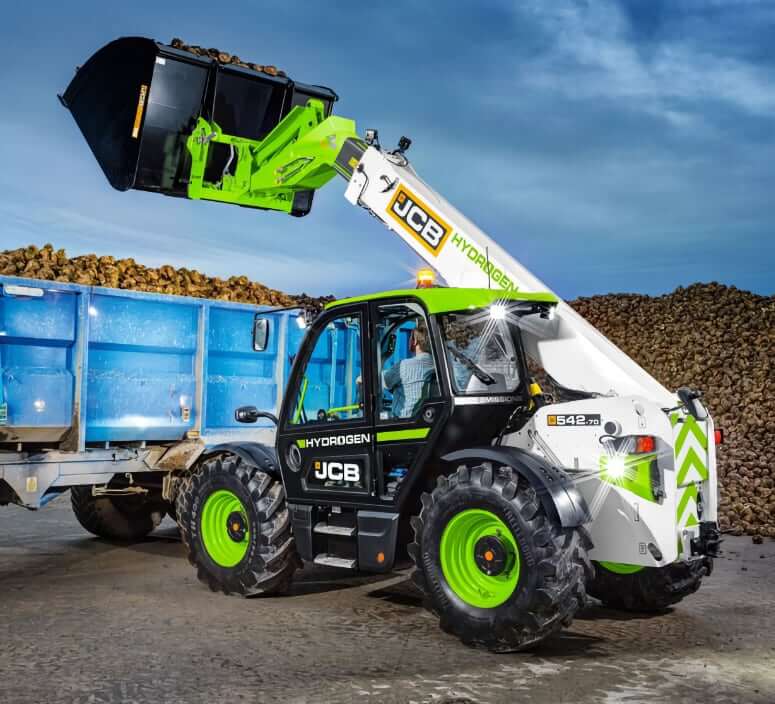 New JCB Telescopic Handler with Hydrogen Engine