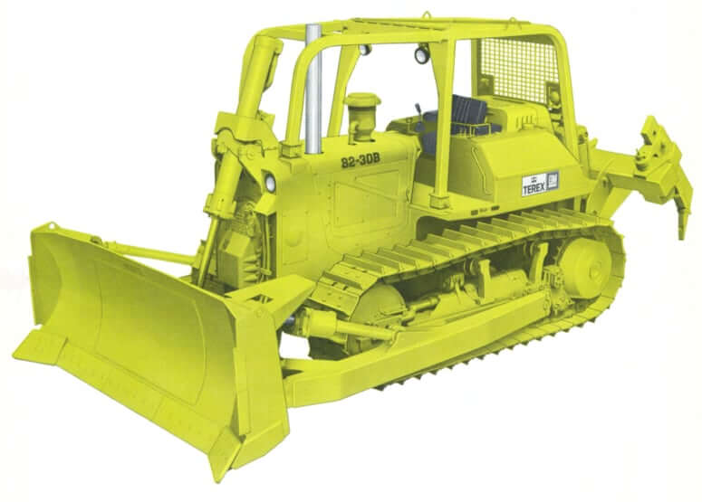 Terex 82-30B Dozer Specs and Dimensions